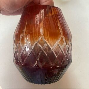 NWT Anthropologie | Elana Purple and Brown Boho Vase